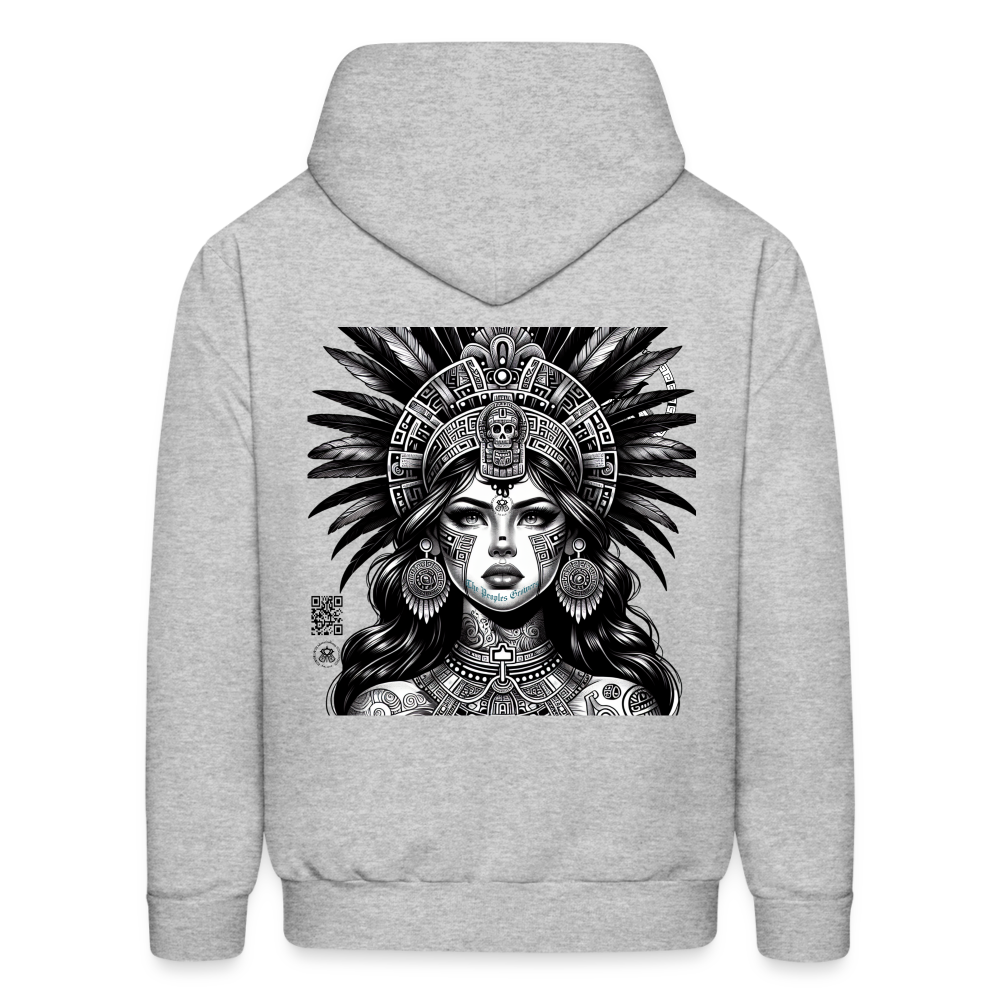Mujer azteca hoodie - heather gray