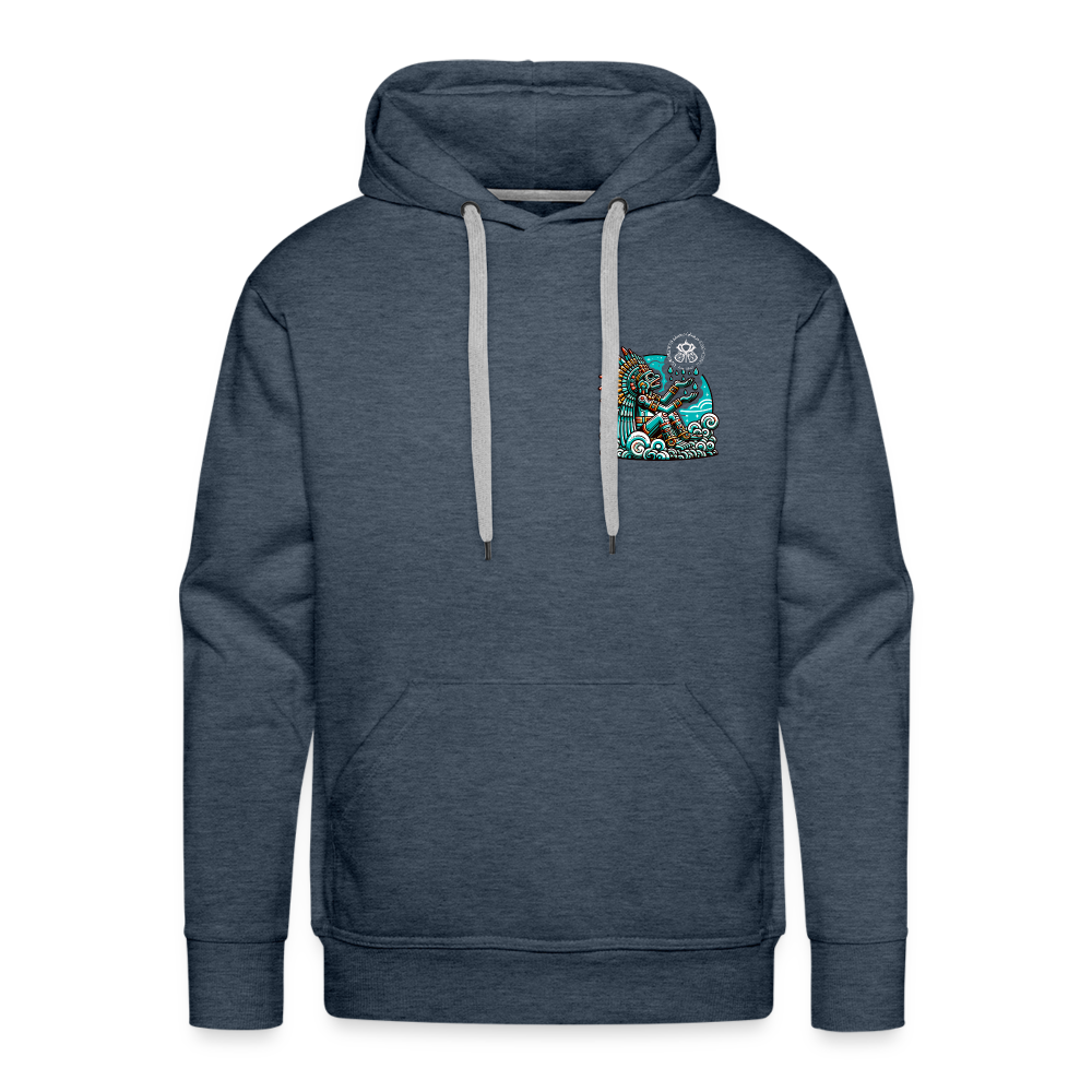 Men’s Premium Hoodie - heather denim
