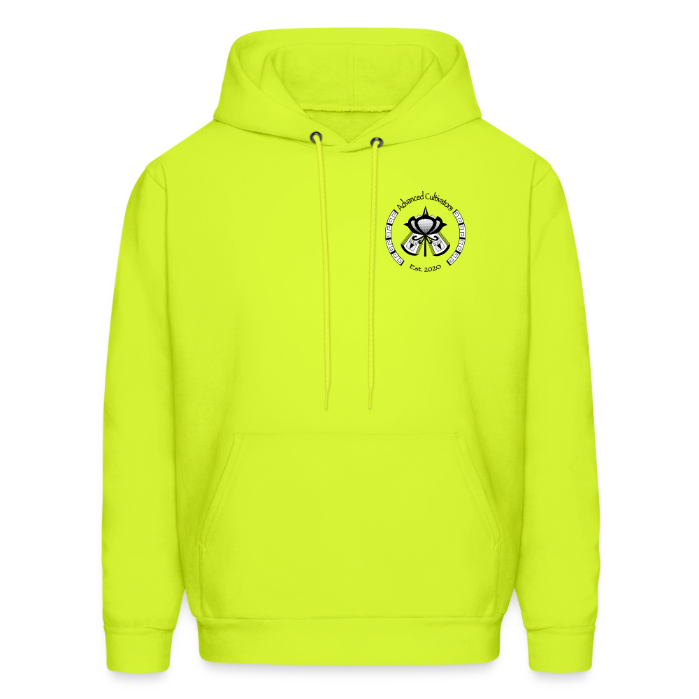 Mujer azteca hoodie - safety green