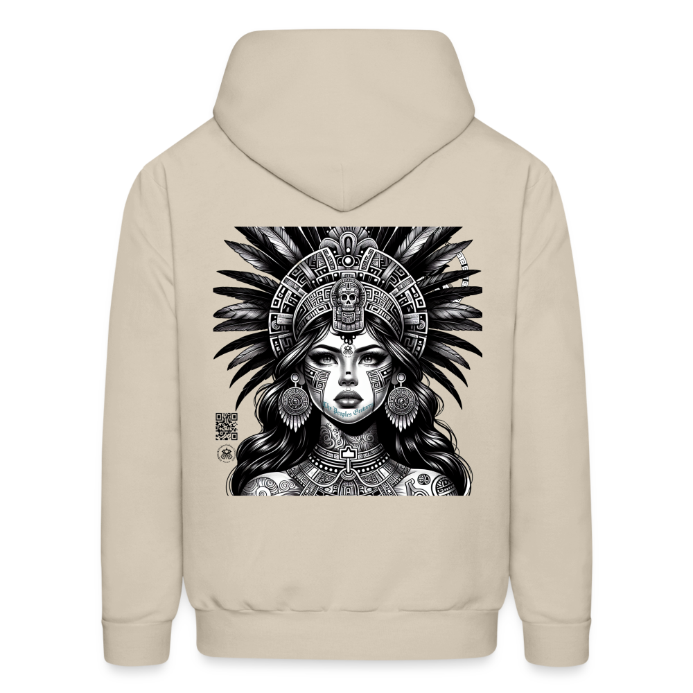 Mujer azteca hoodie - Sand
