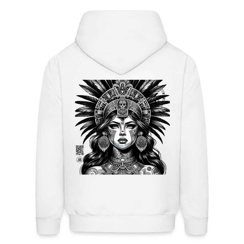 Mujer azteca hoodie - white