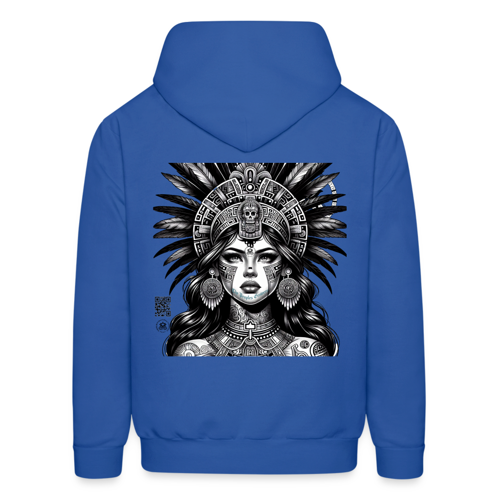 Mujer azteca hoodie - royal blue