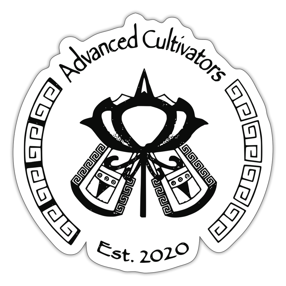 Sticker - white matte