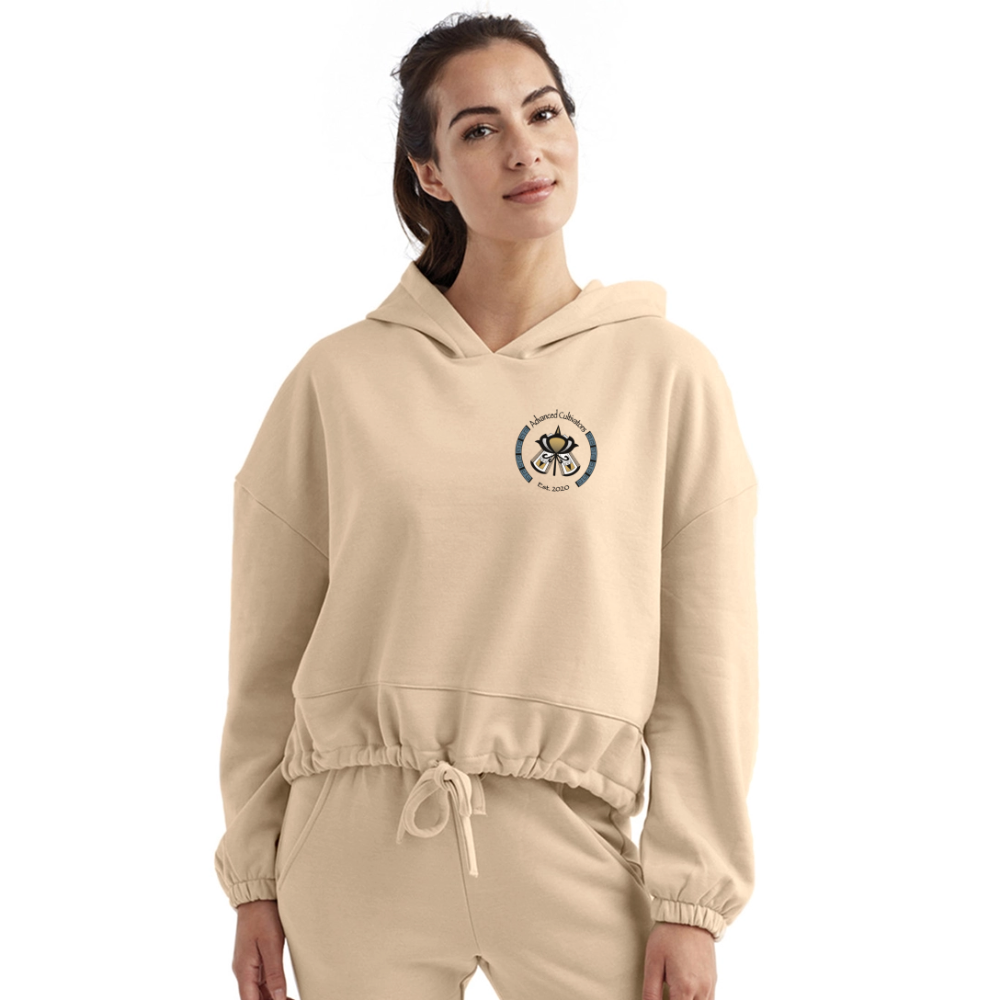 Women’s Cropped Hoodie - nude